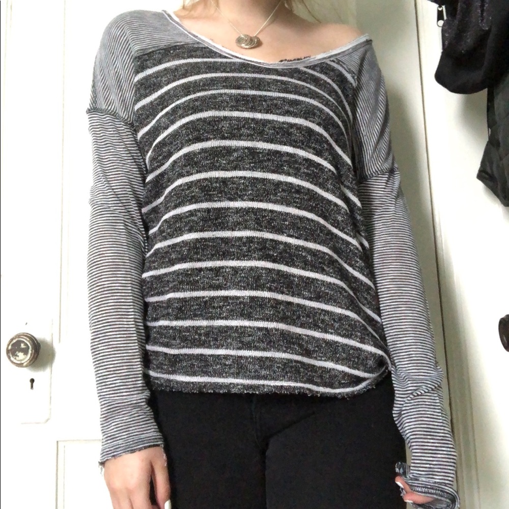 Long sleeve shirt with some sheer